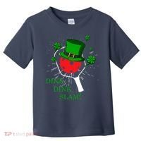 Pickleball St Patricks Day Leprechaun Dink Dink Slam Toddler T-Shirt thumb 0