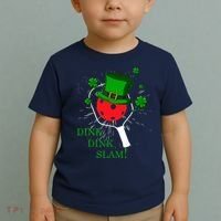 Pickleball St Patricks Day Leprechaun Dink Dink Slam Toddler T-Shirt thumb 2