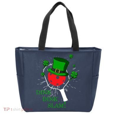 Pickleball St Patricks Day Leprechaun Dink Dink Slam Tote Bag