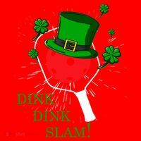 Pickleball St Patricks Day Leprechaun Dink Dink Slam Santa Hat thumb 1