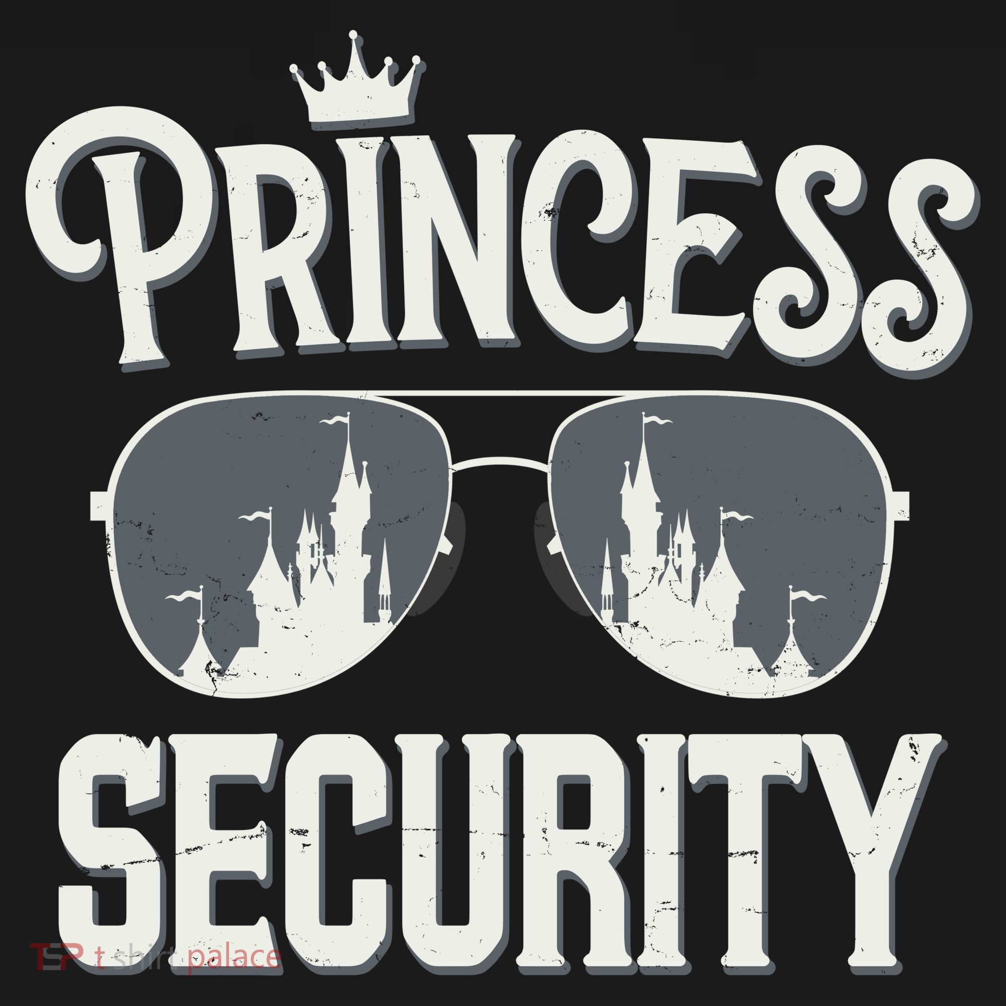 Princess Security Protection Birthday Party Matching Family Polo