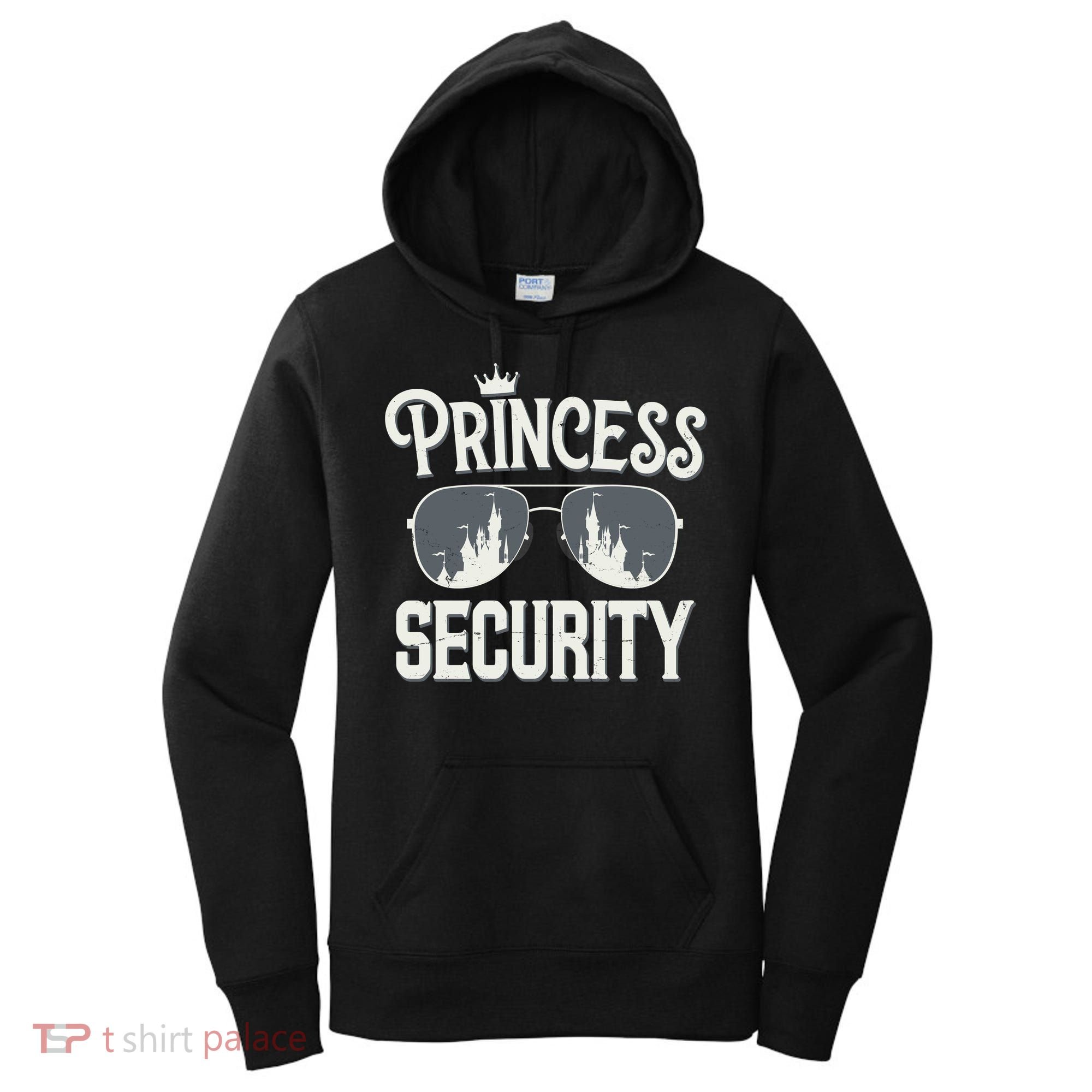 Princess Security Protection Birthday Party Matching Family Women's Hoodie