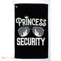 Princess Security Protection Birthday Party Matching Family Golf Towel thumb 0