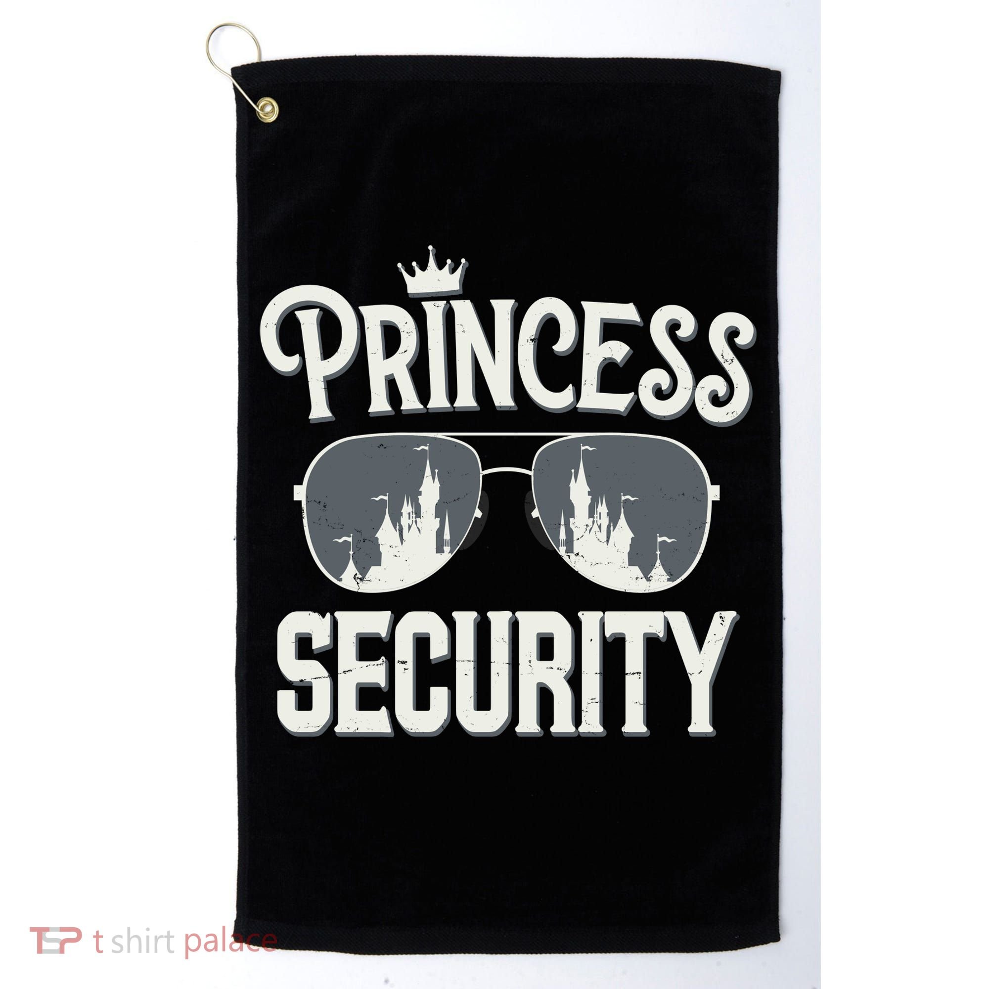 Princess Security Protection Birthday Party Matching Family Golf Towel
