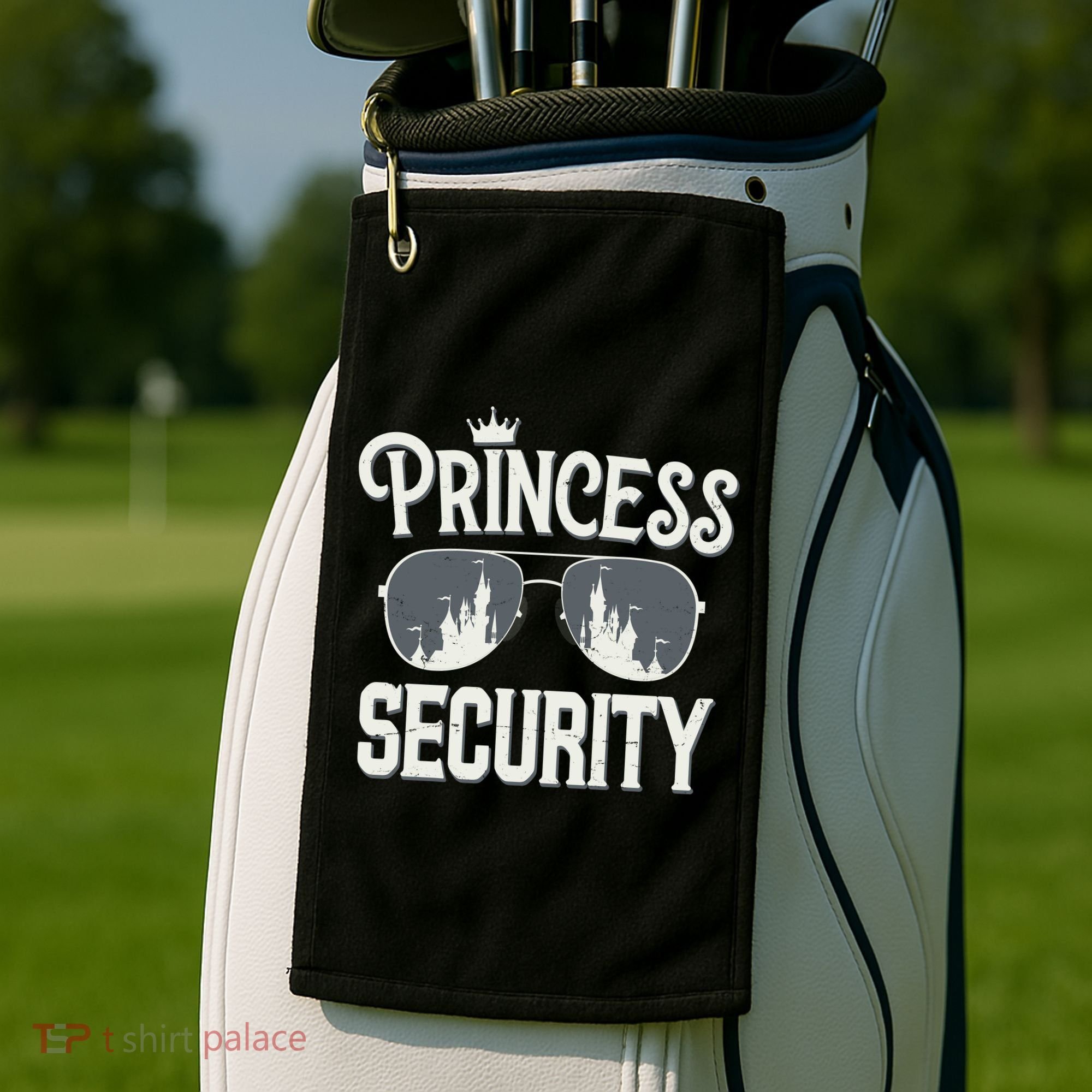 Princess Security Protection Birthday Party Matching Family Golf Towel