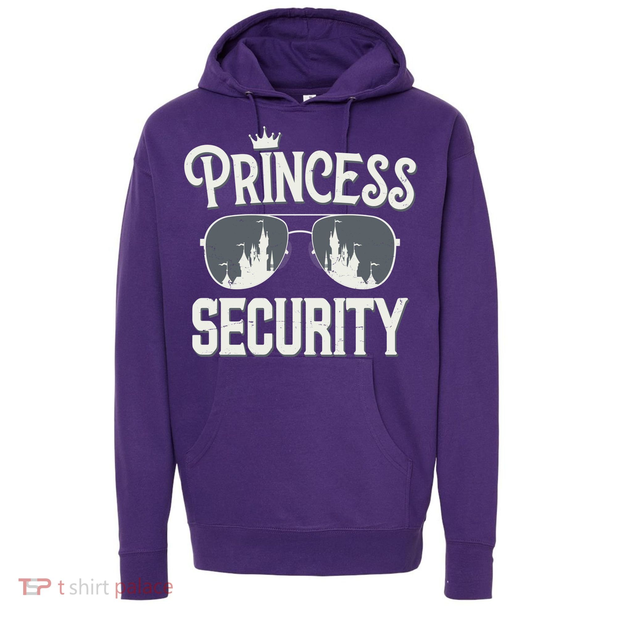 Princess Security Protection Birthday Party Matching Family Hoodie