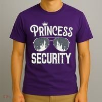 Princess Security Protection Birthday Party Matching Family T-Shirt thumb 3