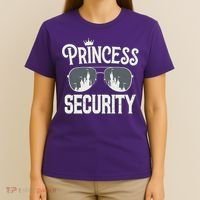 Princess Security Protection Birthday Party Matching Family T-Shirt thumb 4