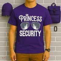 Princess Security Protection Birthday Party Matching Family T-Shirt thumb 6
