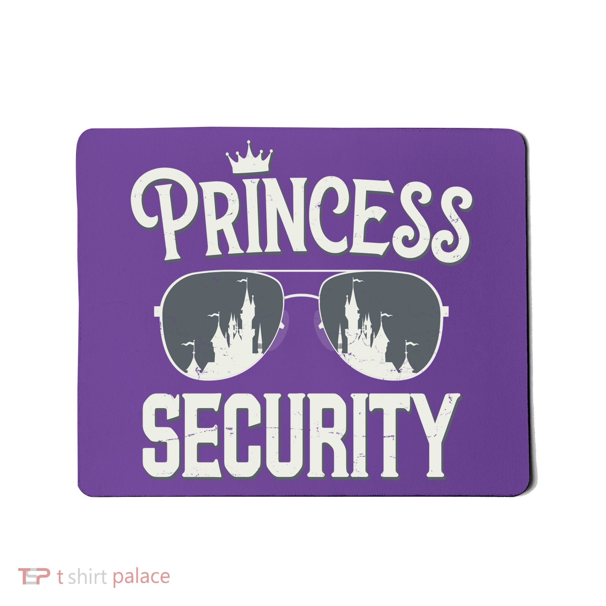 Princess Security Protection Birthday Party Matching Family Mousepad