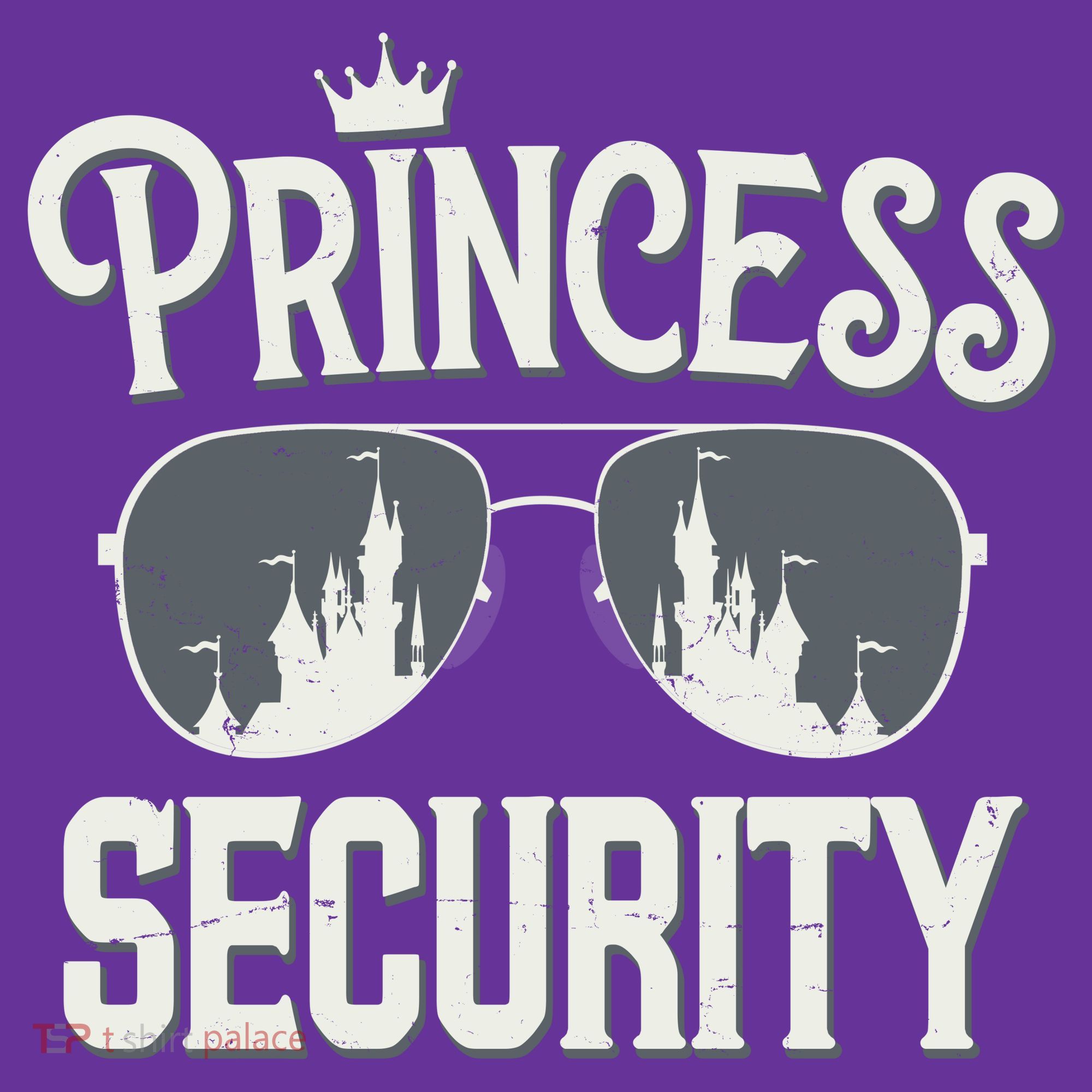 Princess Security Protection Birthday Party Matching Family Mousepad