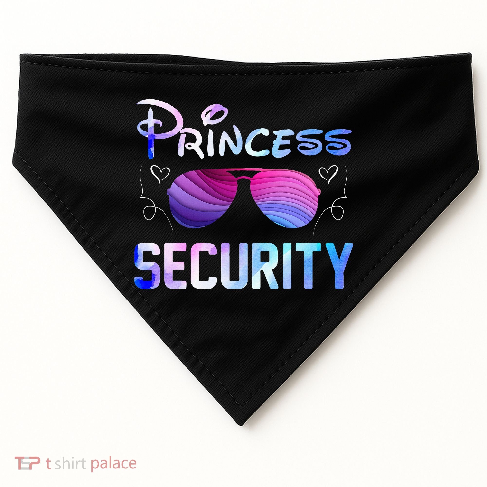 Princess Security Perfects Art For Dad or Boyfriend USA-Made Doggie Bandana