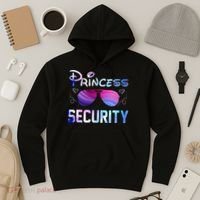 Princess Security Perfects Art For Dad or Boyfriend Hoodie thumb 3