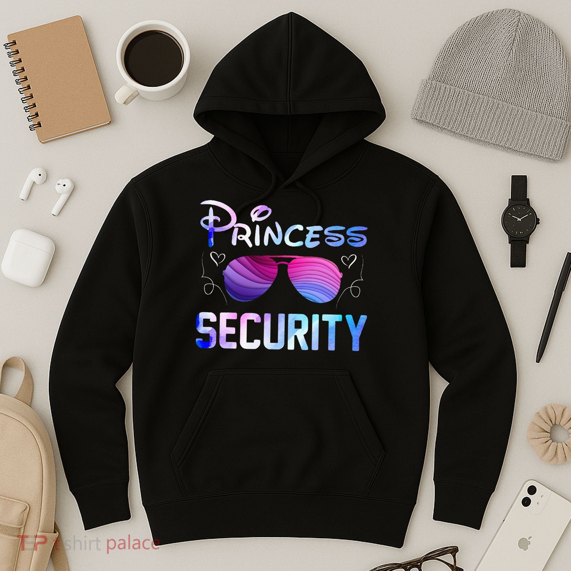 Princess Security Perfects Art For Dad or Boyfriend Hoodie