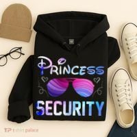Princess Security Perfects Art For Dad or Boyfriend Hoodie thumb 4