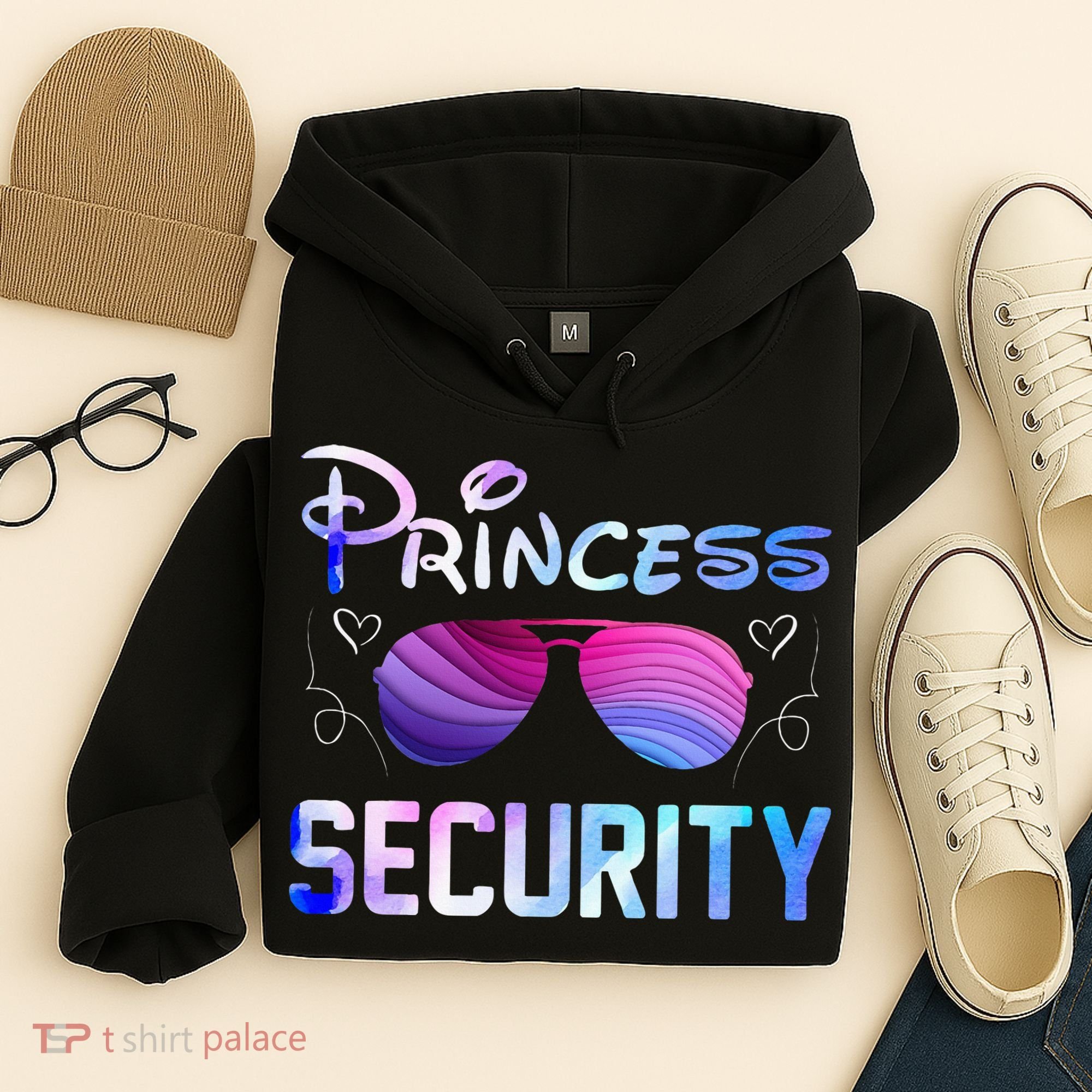 Princess Security Perfects Art For Dad or Boyfriend Hoodie