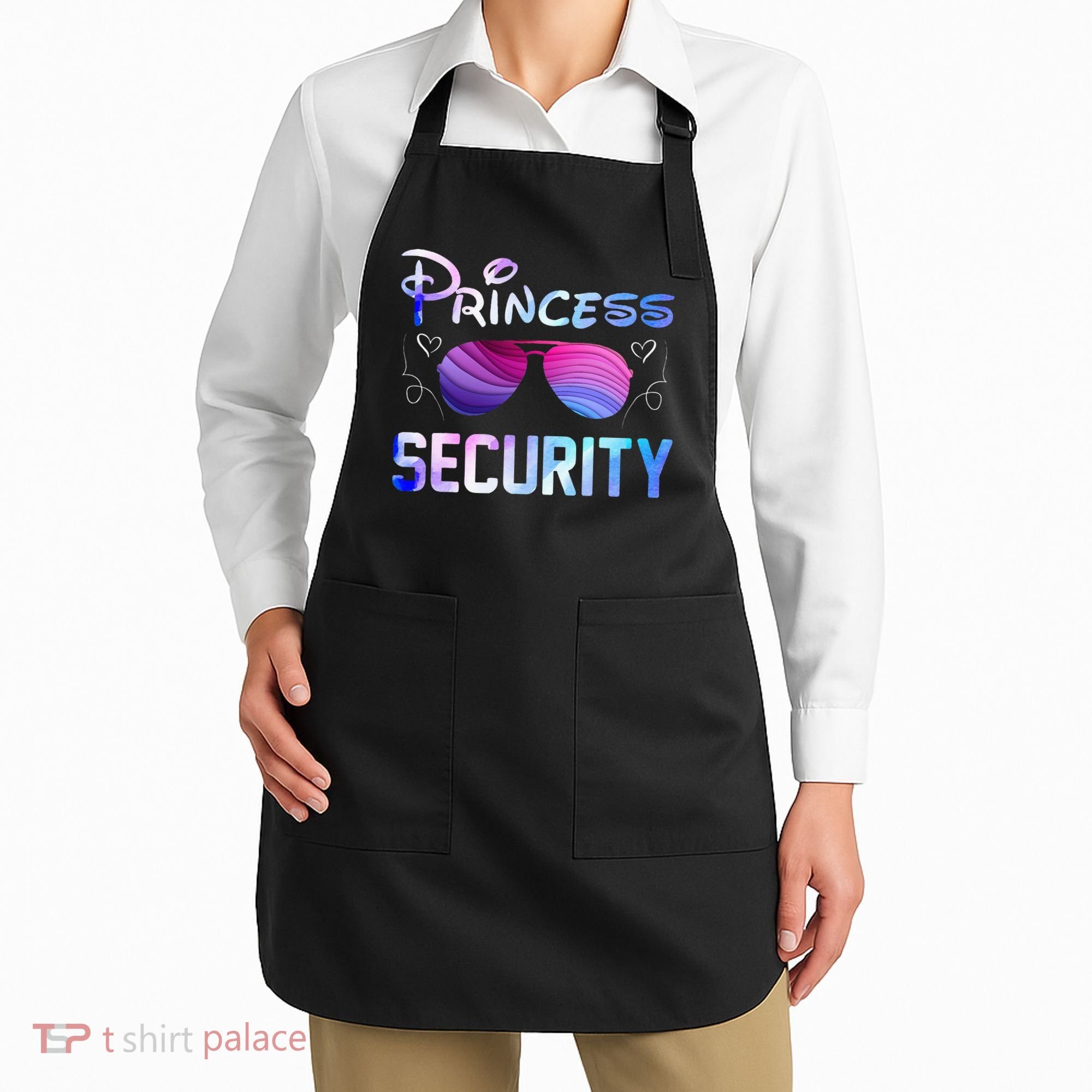 Princess Security Perfects Art For Dad or Boyfriend Apron