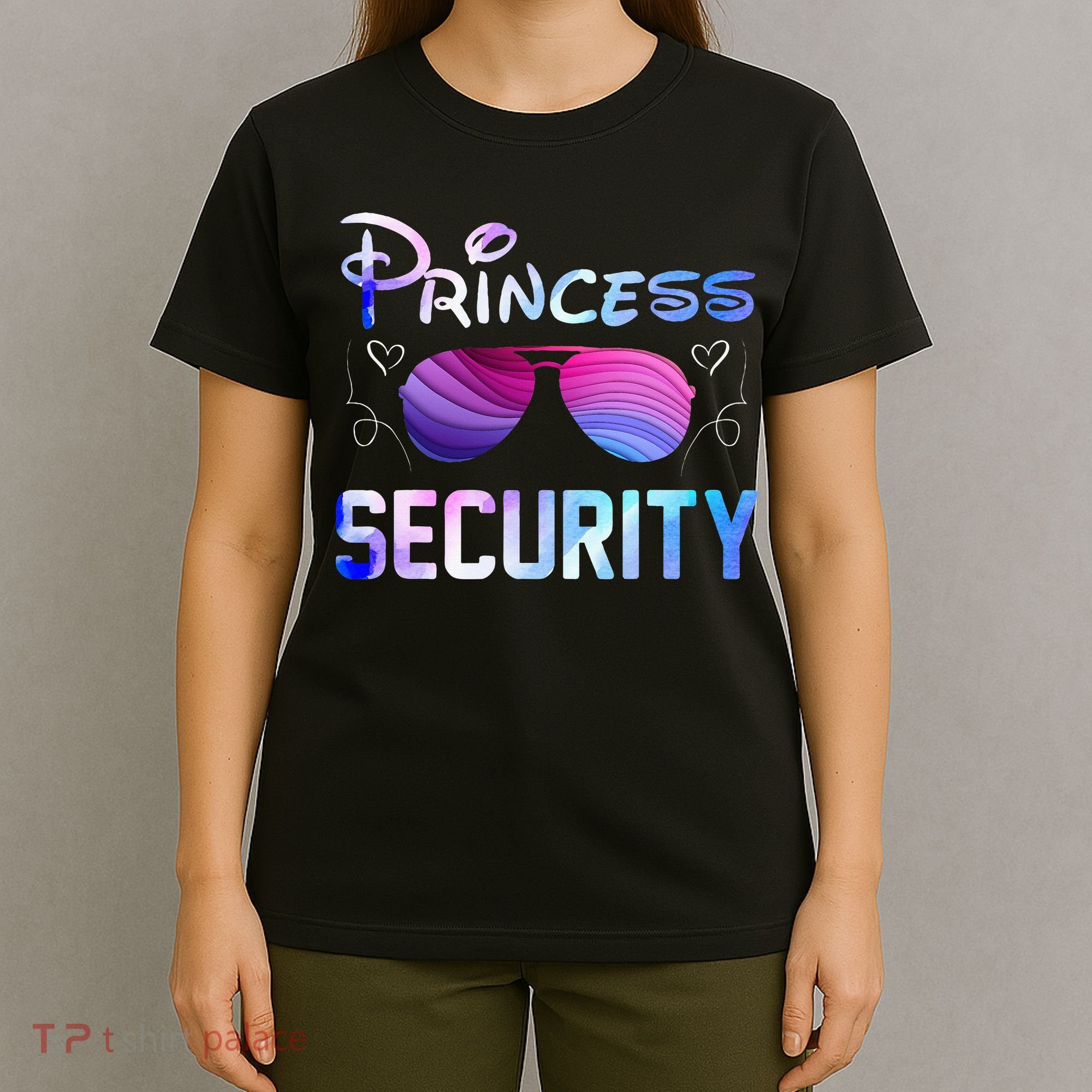Princess Security Perfects Art For Dad or Boyfriend T-Shirt