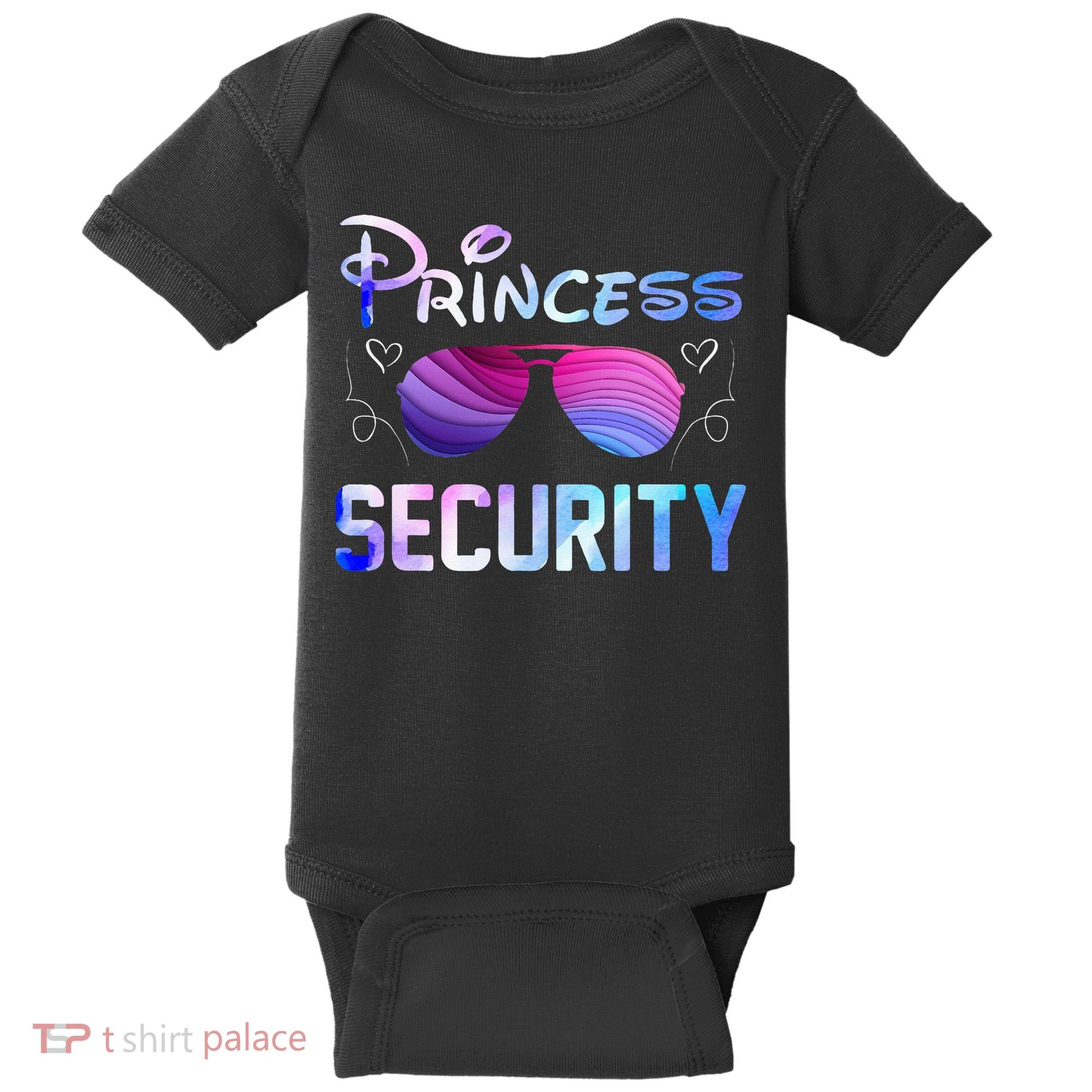 Princess Security Perfects Art For Dad or Boyfriend Baby Bodysuit