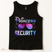 Princess Security Perfects Art For Dad or Boyfriend Tank Top thumb 2