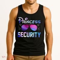 Princess Security Perfects Art For Dad or Boyfriend Tank Top thumb 3