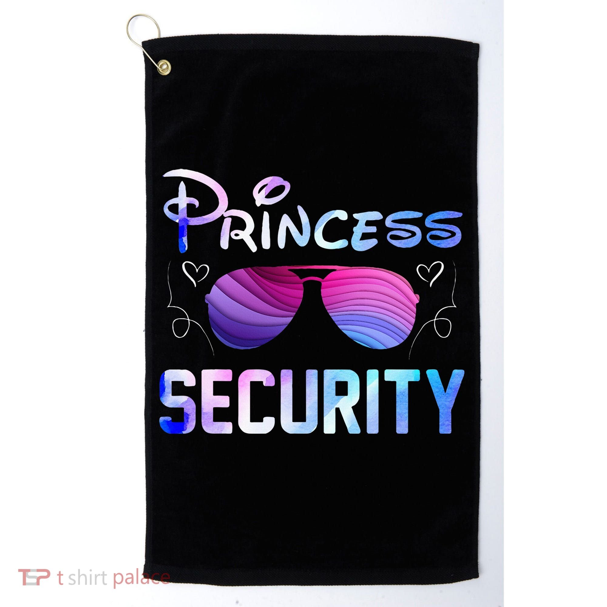 Princess Security Perfects Art For Dad or Boyfriend Golf Towel