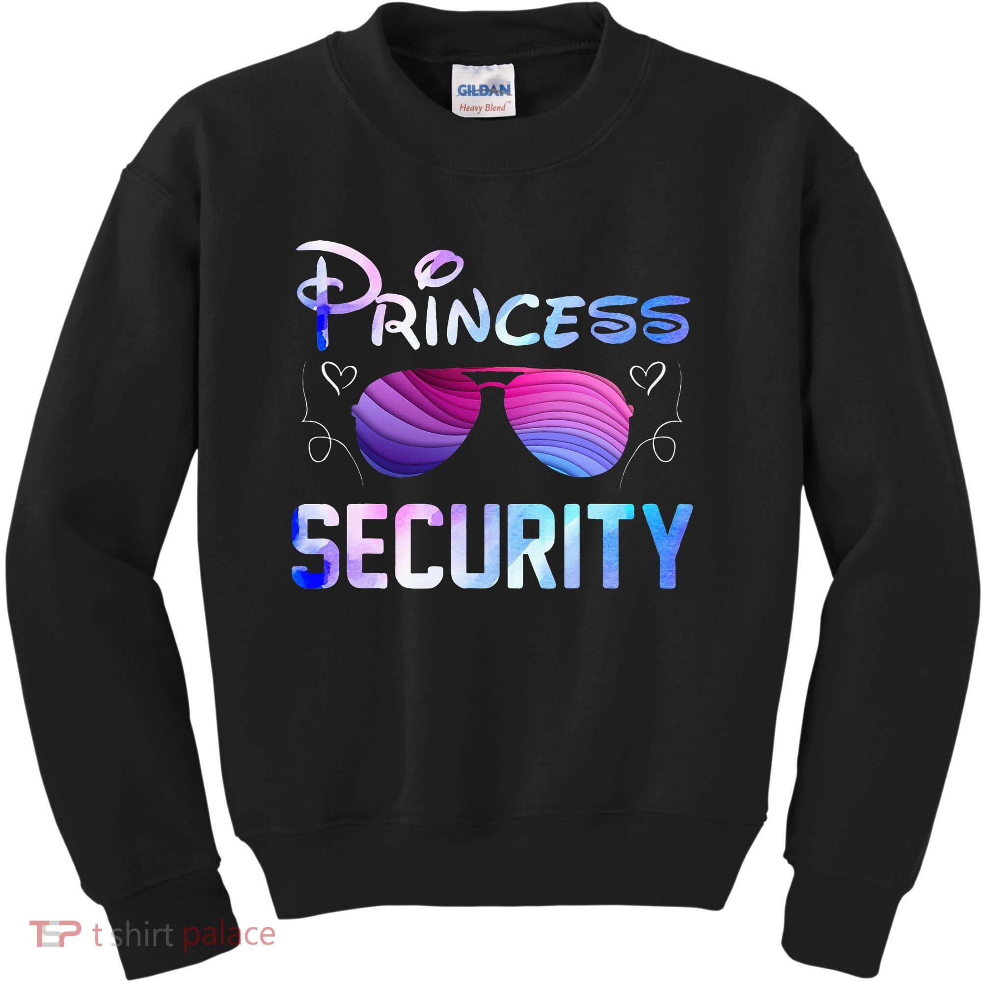 Princess Security Perfects Art For Dad or Boyfriend Kids Sweatshirt