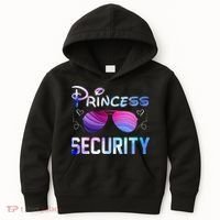 Princess Security Perfects Art For Dad or Boyfriend Kids Hoodie thumb 0