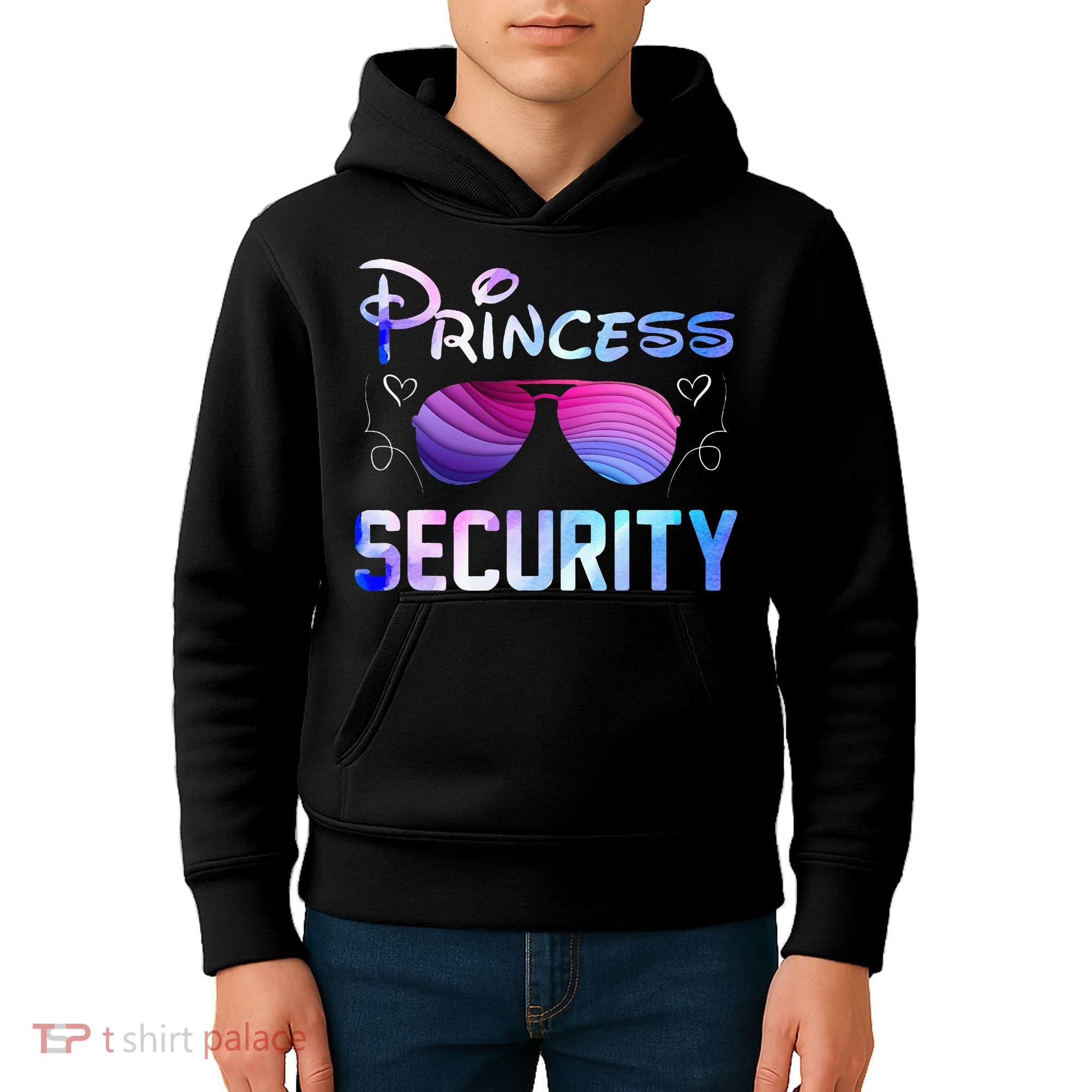 Princess Security Perfects Art For Dad or Boyfriend Kids Hoodie