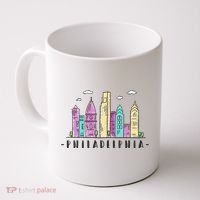 Philadelphia Skyline Pennsylvania Souvenir Gift Coffee Mug thumb 0