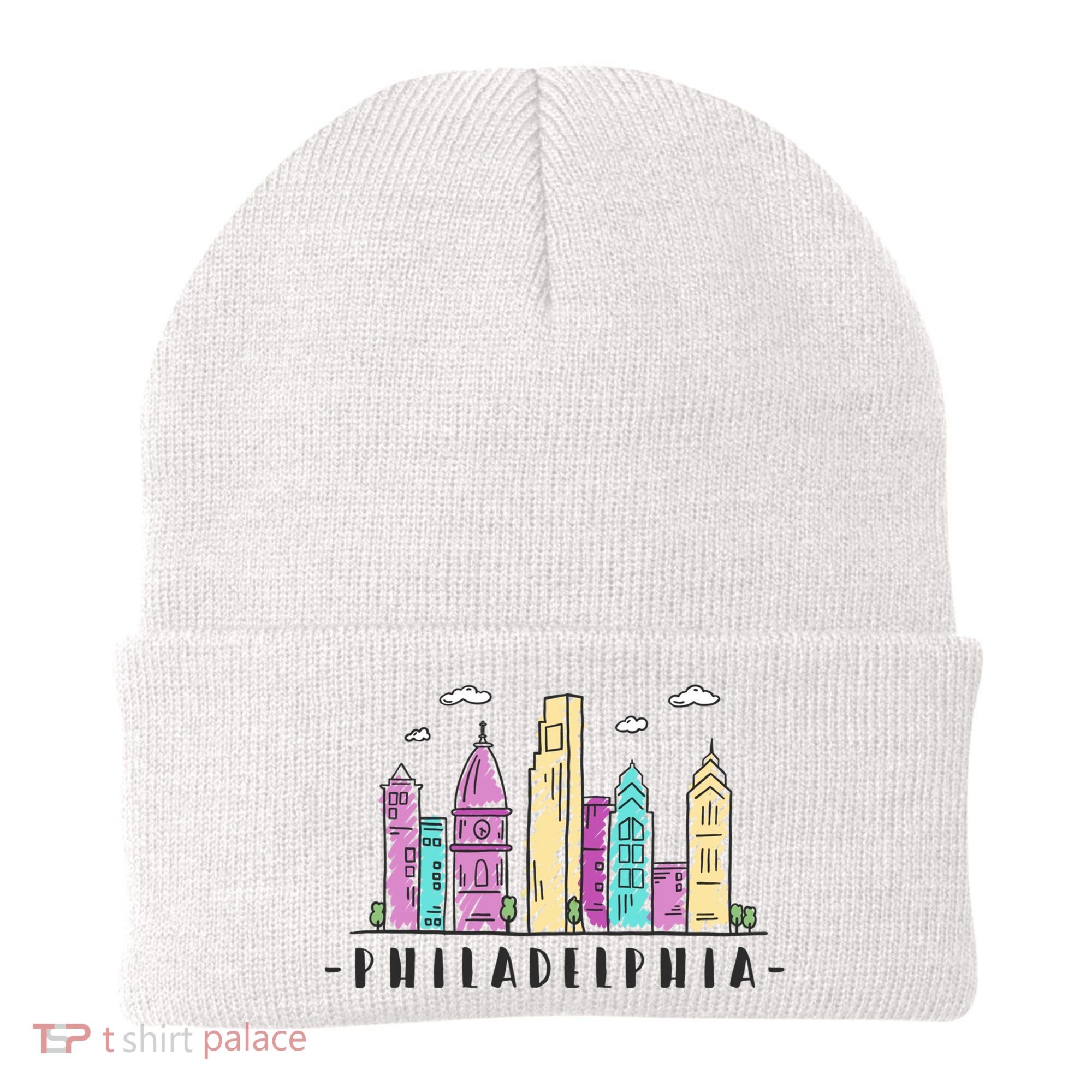 Philadelphia Skyline Pennsylvania Souvenir Gift Beanie