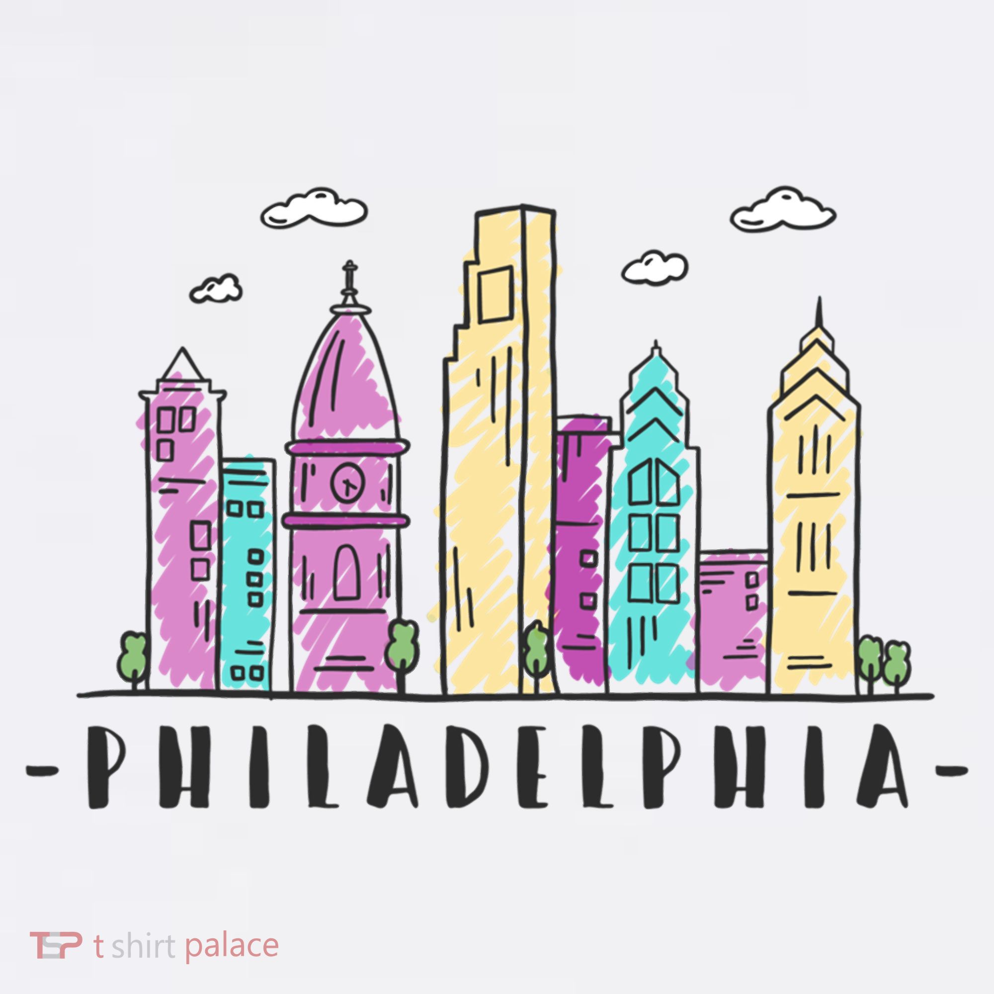 Philadelphia Skyline Pennsylvania Souvenir Gift Beanie