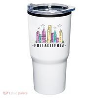 Philadelphia Skyline Pennsylvania Souvenir Gift Tumbler thumb 0