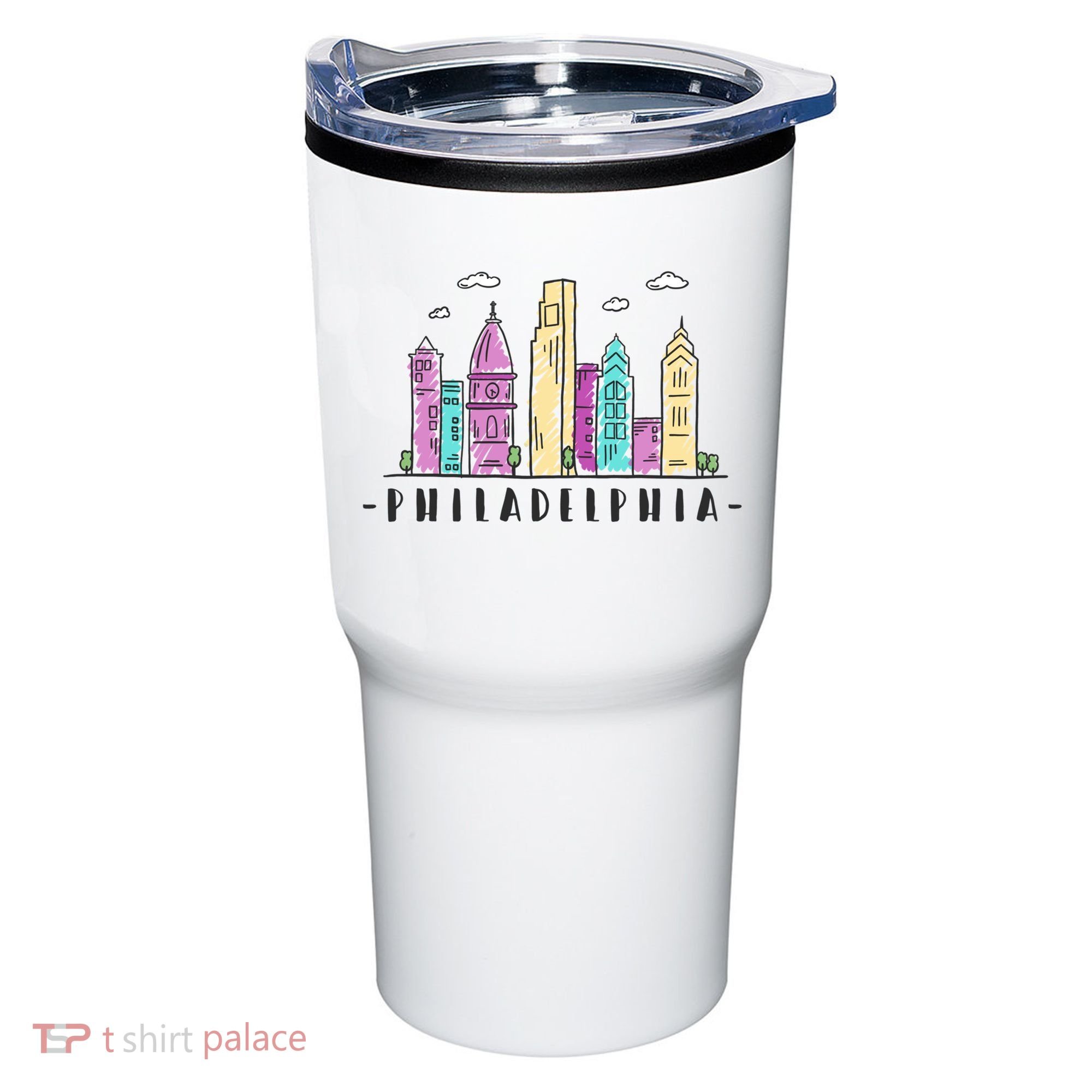 Philadelphia Skyline Pennsylvania Souvenir Gift Tumbler
