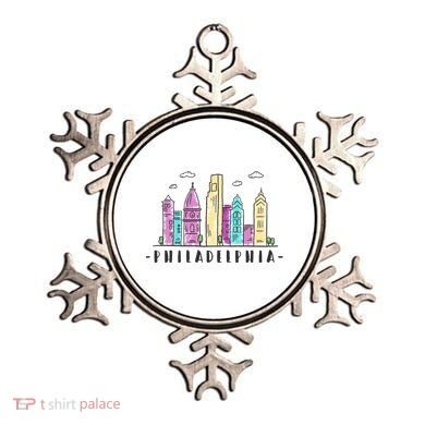 Philadelphia Skyline Pennsylvania Souvenir Gift Ornament