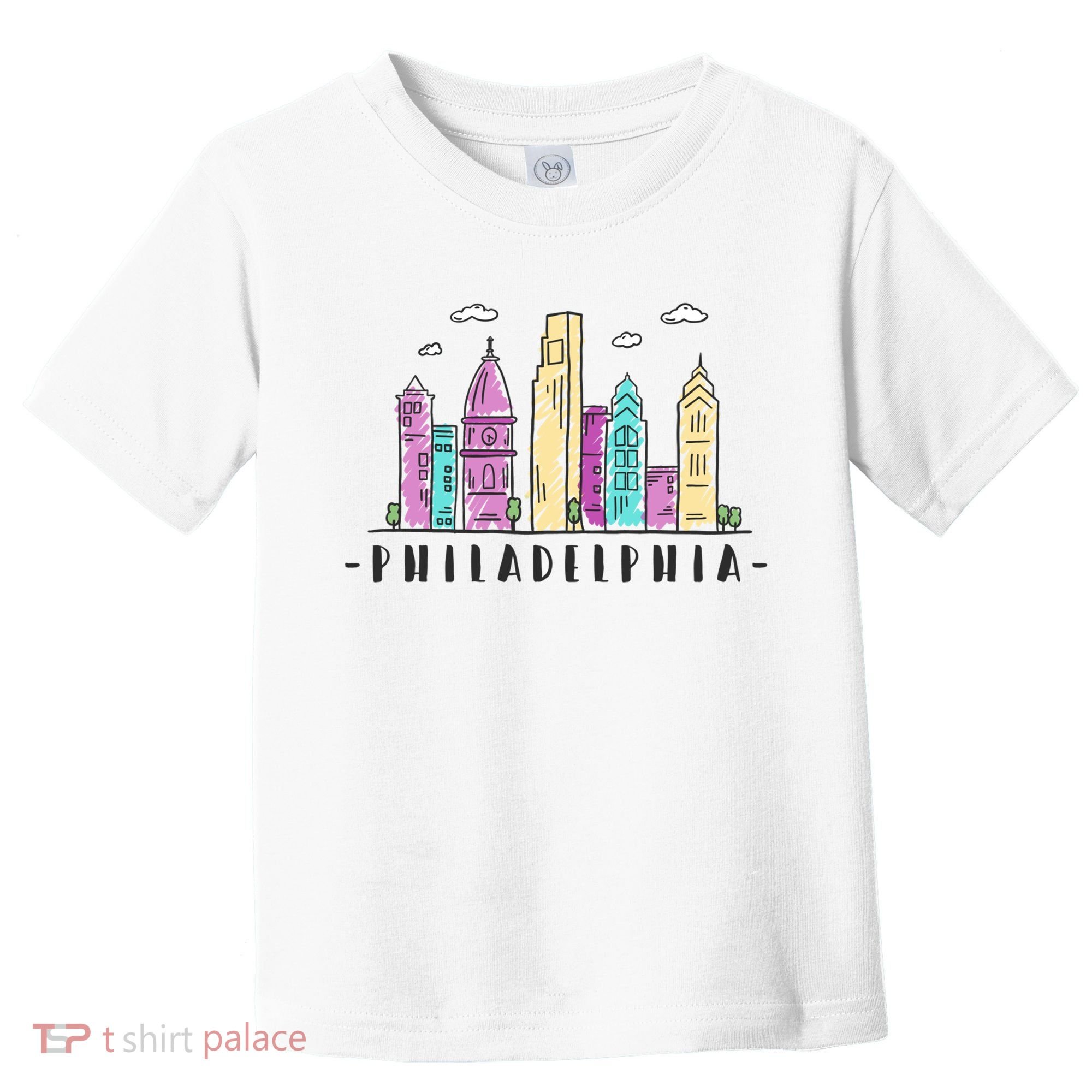 Philadelphia Skyline Pennsylvania Souvenir Gift Toddler T-Shirt