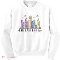 Philadelphia Skyline Pennsylvania Souvenir Gift Kids Sweatshirt thumb 0