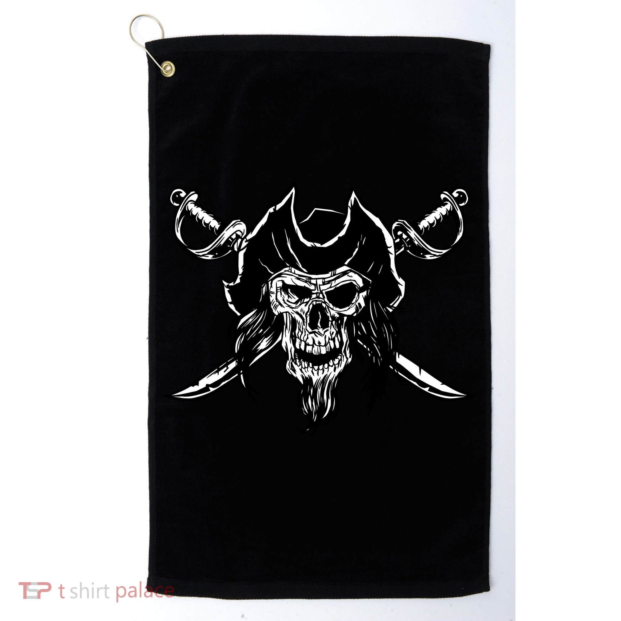 Pirate Skull Golf Towel