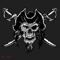 Pirate Skull Golf Towel thumb 3