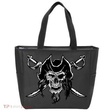 Pirate Skull Tote Bag