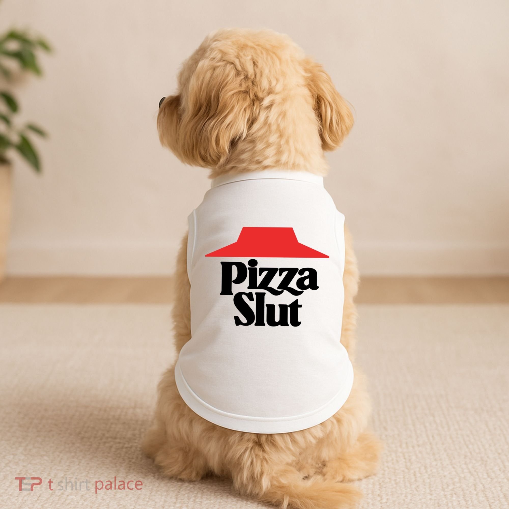 Pizza Slut Pizza Lover Doggie Tank