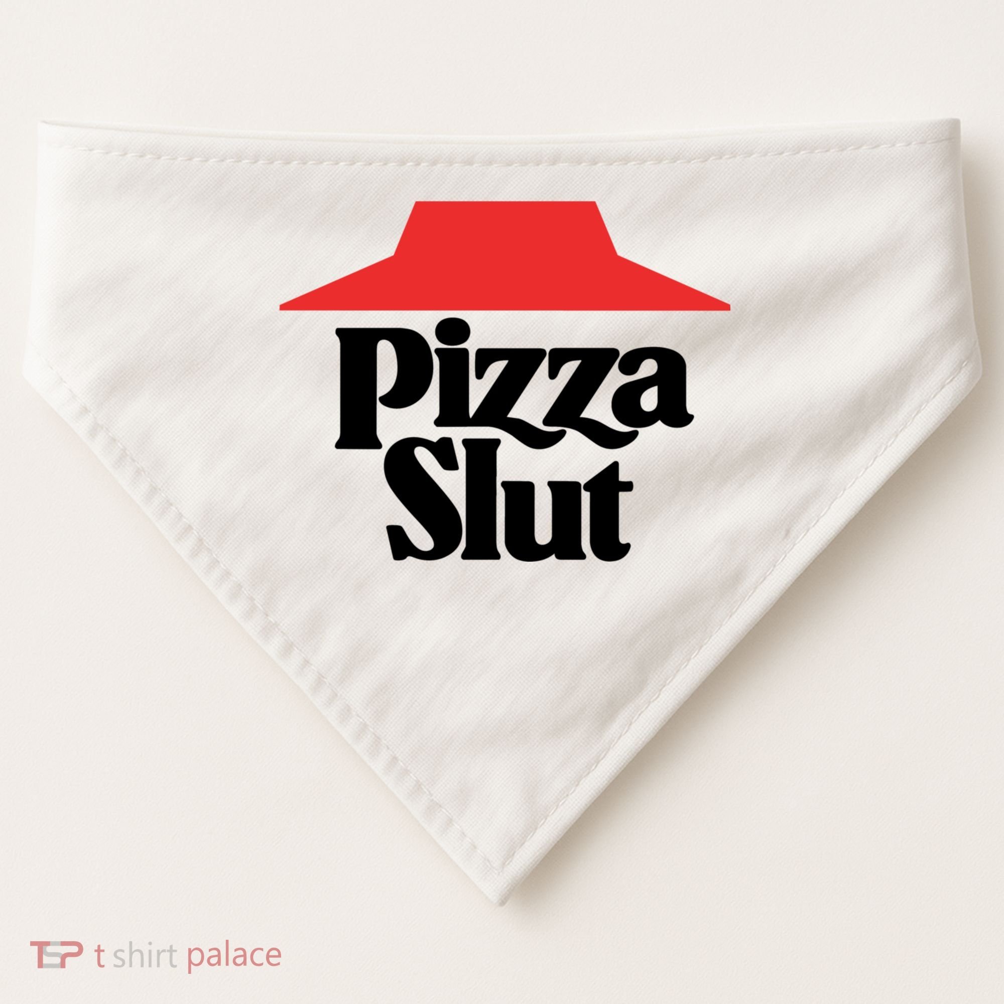 Pizza Slut Pizza Lover USA-Made Doggie Bandana
