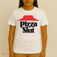 Pizza Slut Pizza Lover T-Shirt thumb 4