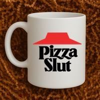 Pizza Slut Pizza Lover Coffee Mug thumb 2