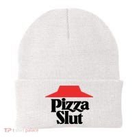 Pizza Slut Pizza Lover Beanie thumb 0