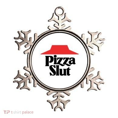 Pizza Slut Pizza Lover Ornament