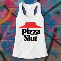 Pizza Slut Pizza Lover Women's Tank Top thumb 3