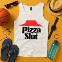 Pizza Slut Pizza Lover Tank Top thumb 4
