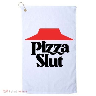Pizza Slut Pizza Lover Golf Towel