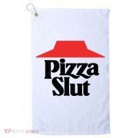 Pizza Slut Pizza Lover Golf Towel thumb 0